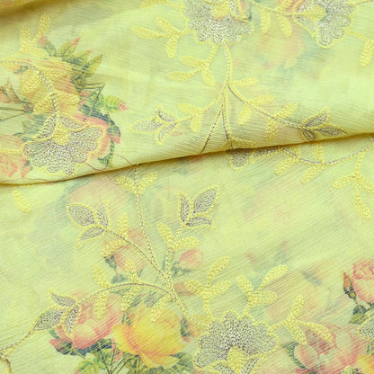 Indian Vintage Dupatta Green Long Stole Artificial Silk  Embroidered Woven Fabric Scarves Veil Scarf Wrap Soft Hijab Party wear veil