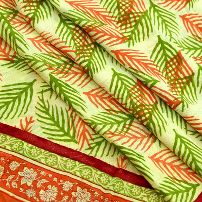 Indian Vintage Saree Pure Crepe Silk Printed Sari Fabric 5yd Sewing Floral Soft Craft Fabric Wrap Dress making Quilting Upcycle