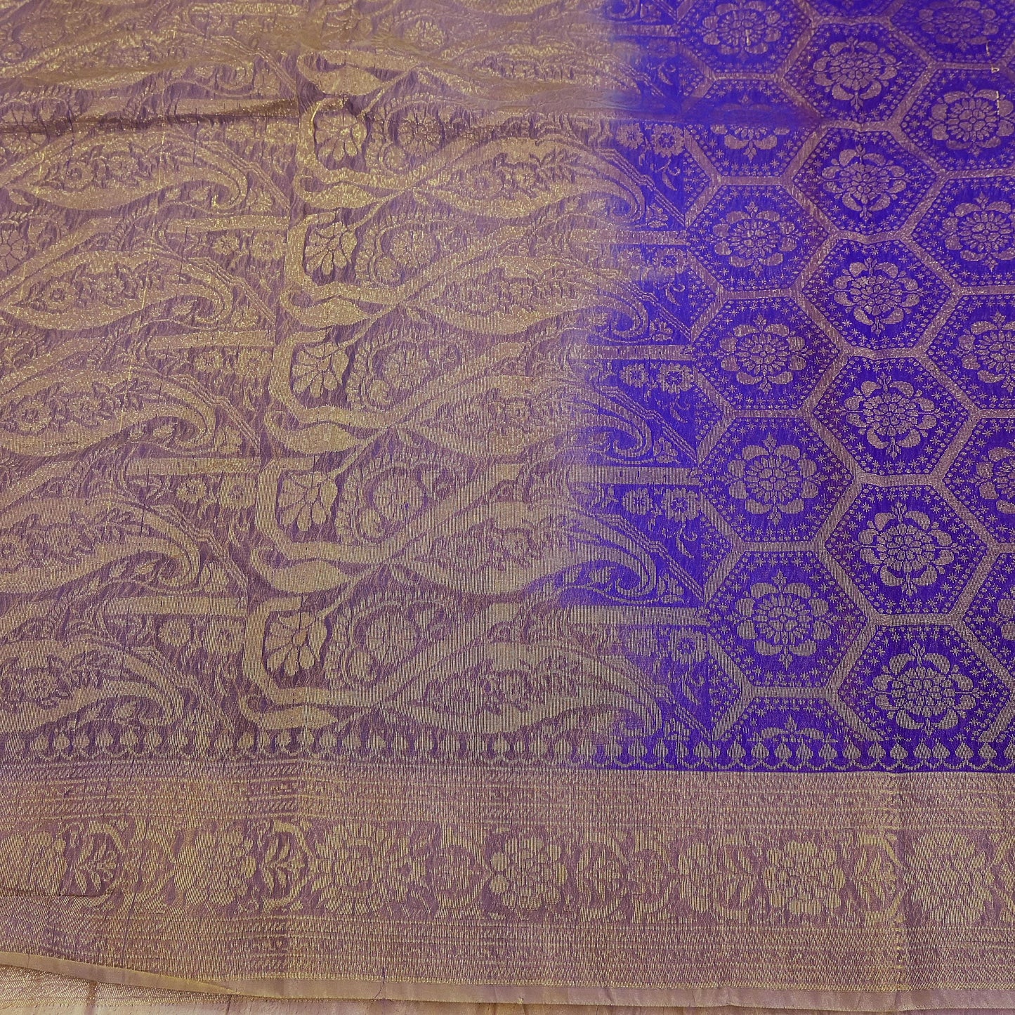 Indian Vintage Sari Pure Organza Silk Hand Woven Sarees 5Yd Zari Border Ethnic Craft Fabric Bollywood Sarees Quilting Crafting Upcycle