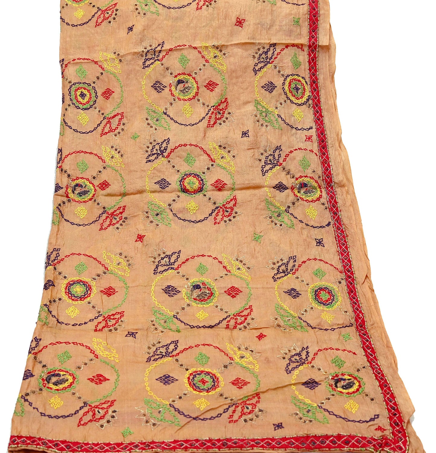Indian Vintage Black Dupatta Long Stole Pure Silk Hand Embroidered Scarves Veil Scarf Wrap Hippie Boho Zardozi/ Dabka