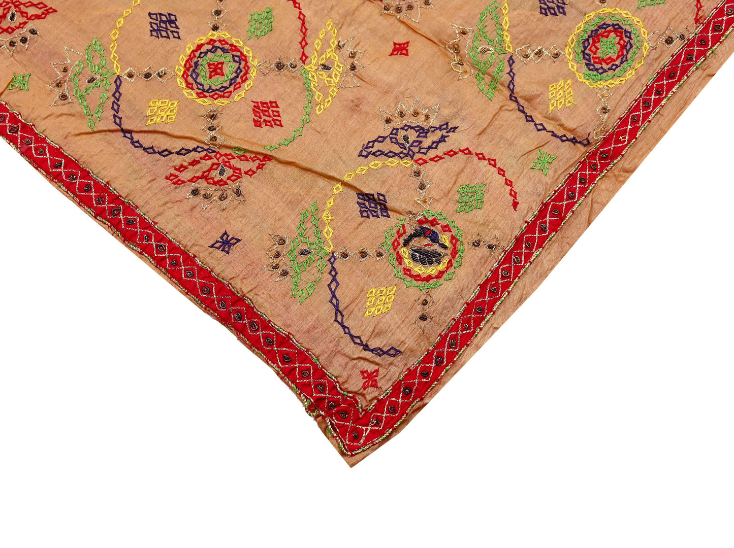 Indian Vintage Black Dupatta Long Stole Pure Silk Hand Embroidered Scarves Veil Scarf Wrap Hippie Boho Zardozi/ Dabka