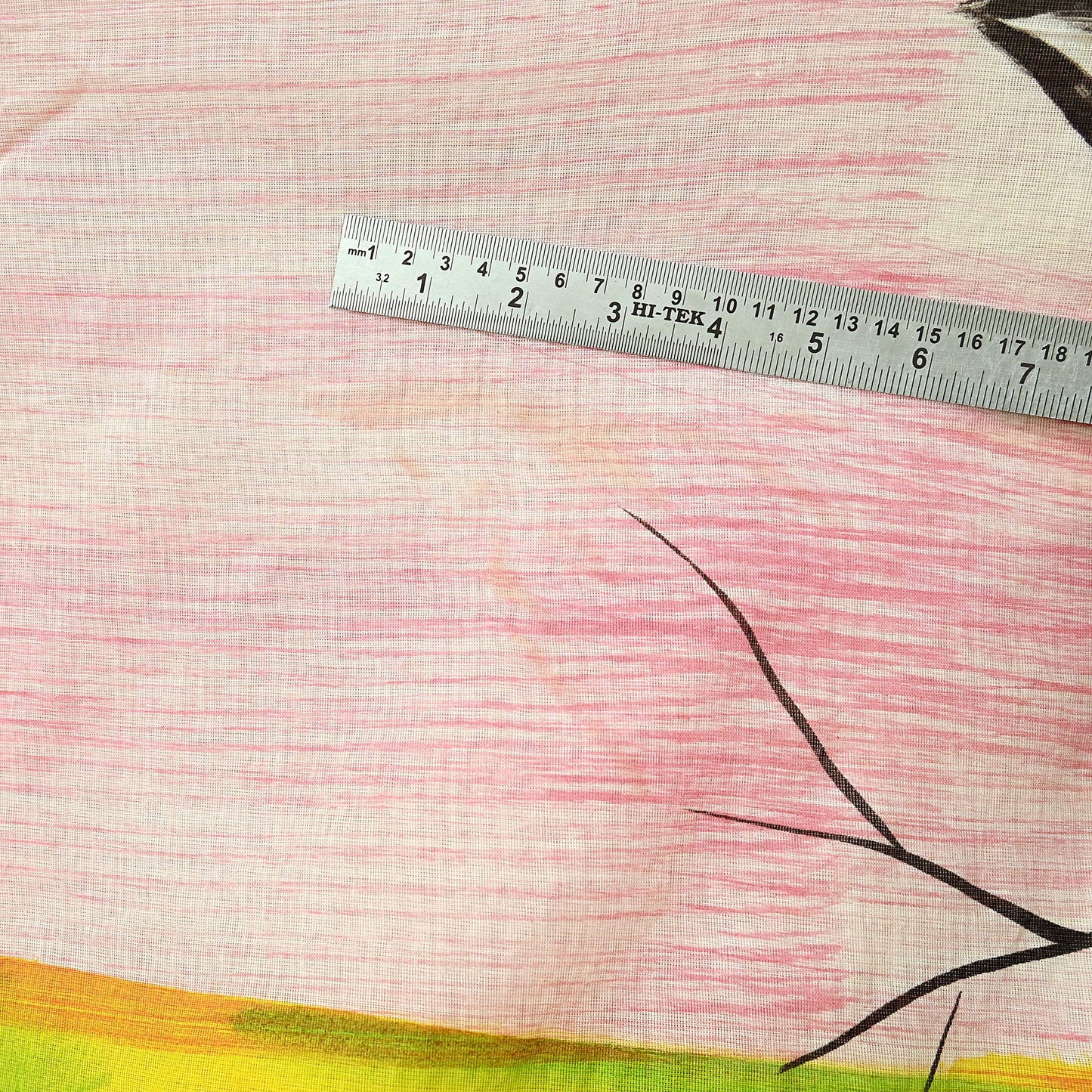 Indian Vintage Sari Hand Woven Hand Painted Sarees Pure Cotton Craft Fabric 5Yd Floral Soft Dress Making Zari Border Crafting Quilting