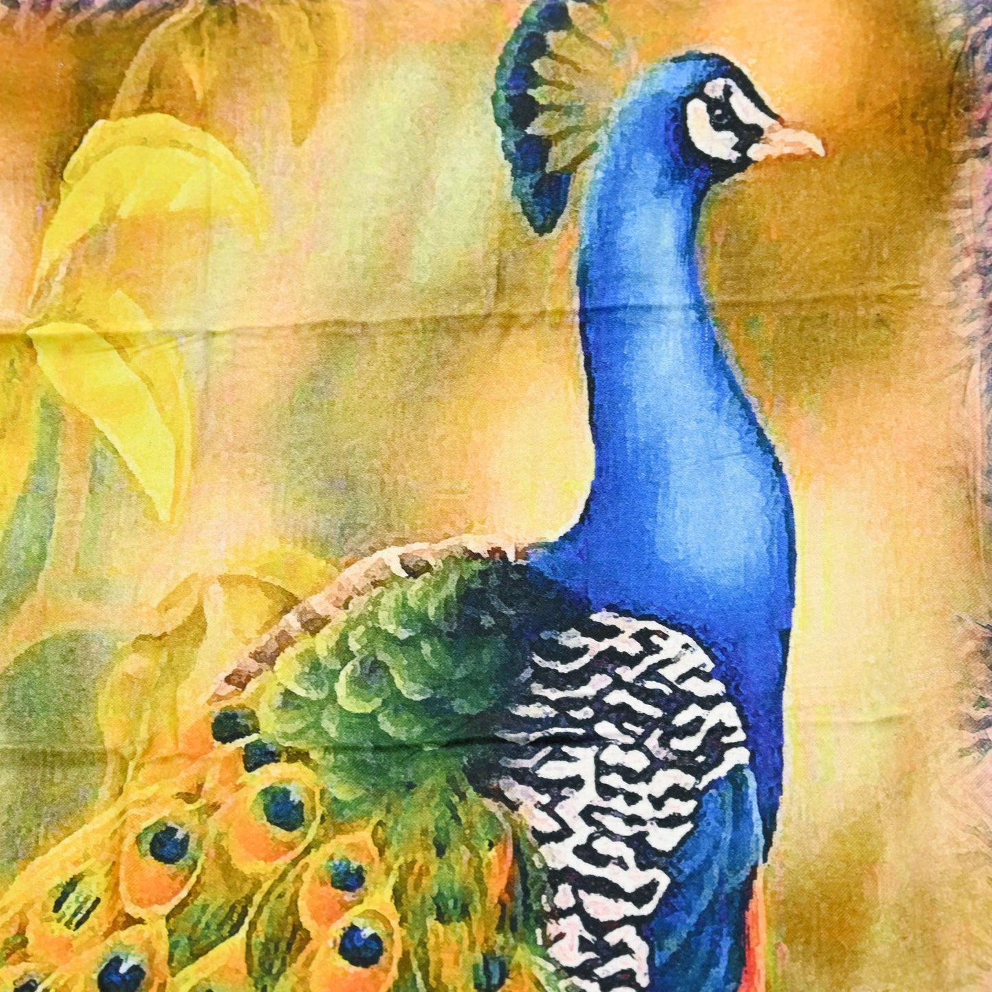 Vintage Long Stole Woolen Scarf Printed Dupatta Infinity Scarves Sarong Wrap Veil Woman Hijab Shawl Craft Fabric