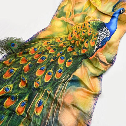 Vintage Long Stole Woolen Scarf Printed Dupatta Infinity Scarves Sarong Wrap Veil Woman Hijab Shawl Craft Fabric