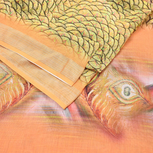 Indian Vintage Multi Saree Digital Printed Cotton Sari Craft Fabric 5Yd Sewing Sarong Wrap Boho Geometric/Abstract Dress making Quilting