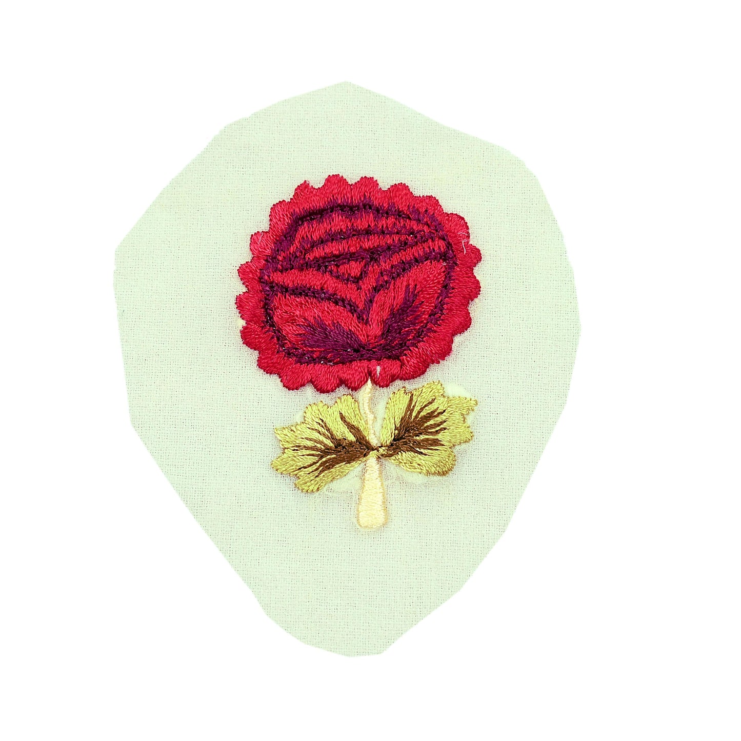 Indian Vintage Yellow Georgette Rare Appliques - set of 8 Embroidered VERY OLD ANTIQUE Snippets Remnants Craft Journals