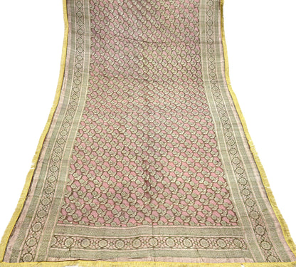 Indian Vintage Heavy Wedding Maroon Dupatta Pure Organza Silk Stole Hand woven Banarasi Scarves Zari Bridal Veil Wrap Hijab