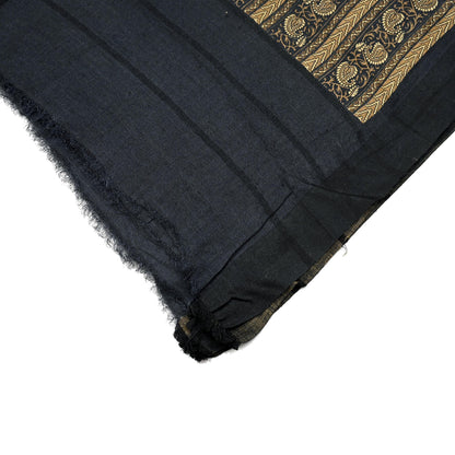 Vintage Long Stole Pure Woolen Scarf Printed Dupatta Infinity Scarves Sarong Wrap Veil Woman Hijab Shawl Craft Fabric