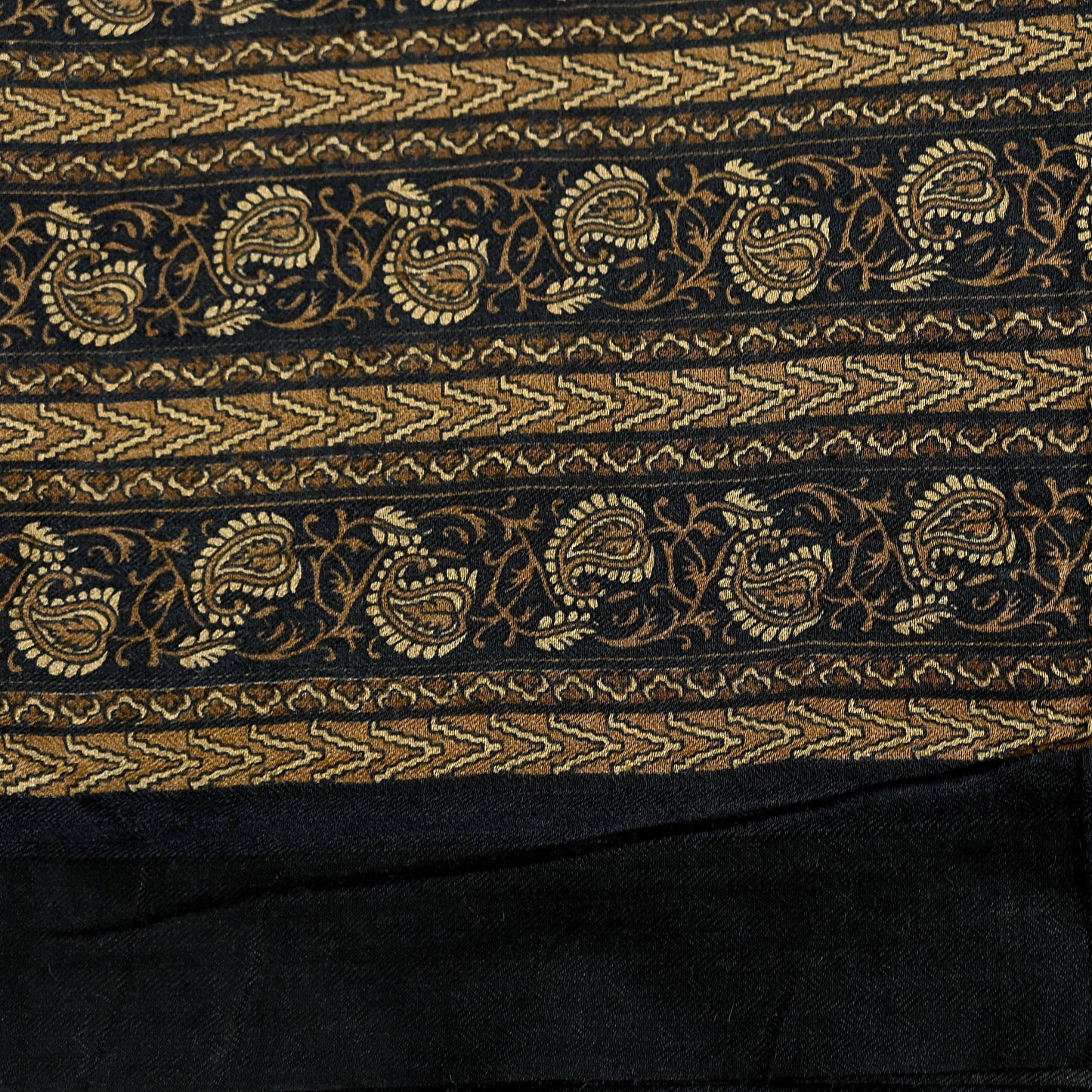 Vintage Long Stole Pure Woolen Scarf Printed Dupatta Infinity Scarves Sarong Wrap Veil Woman Hijab Shawl Craft Fabric