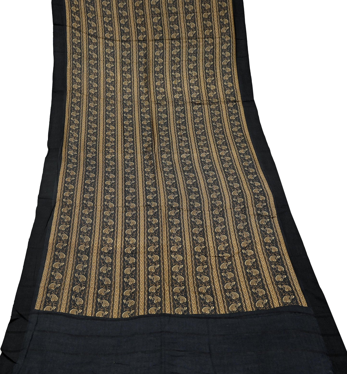 Vintage Long Stole Pure Woolen Scarf Printed Dupatta Infinity Scarves Sarong Wrap Veil Woman Hijab Shawl Craft Fabric