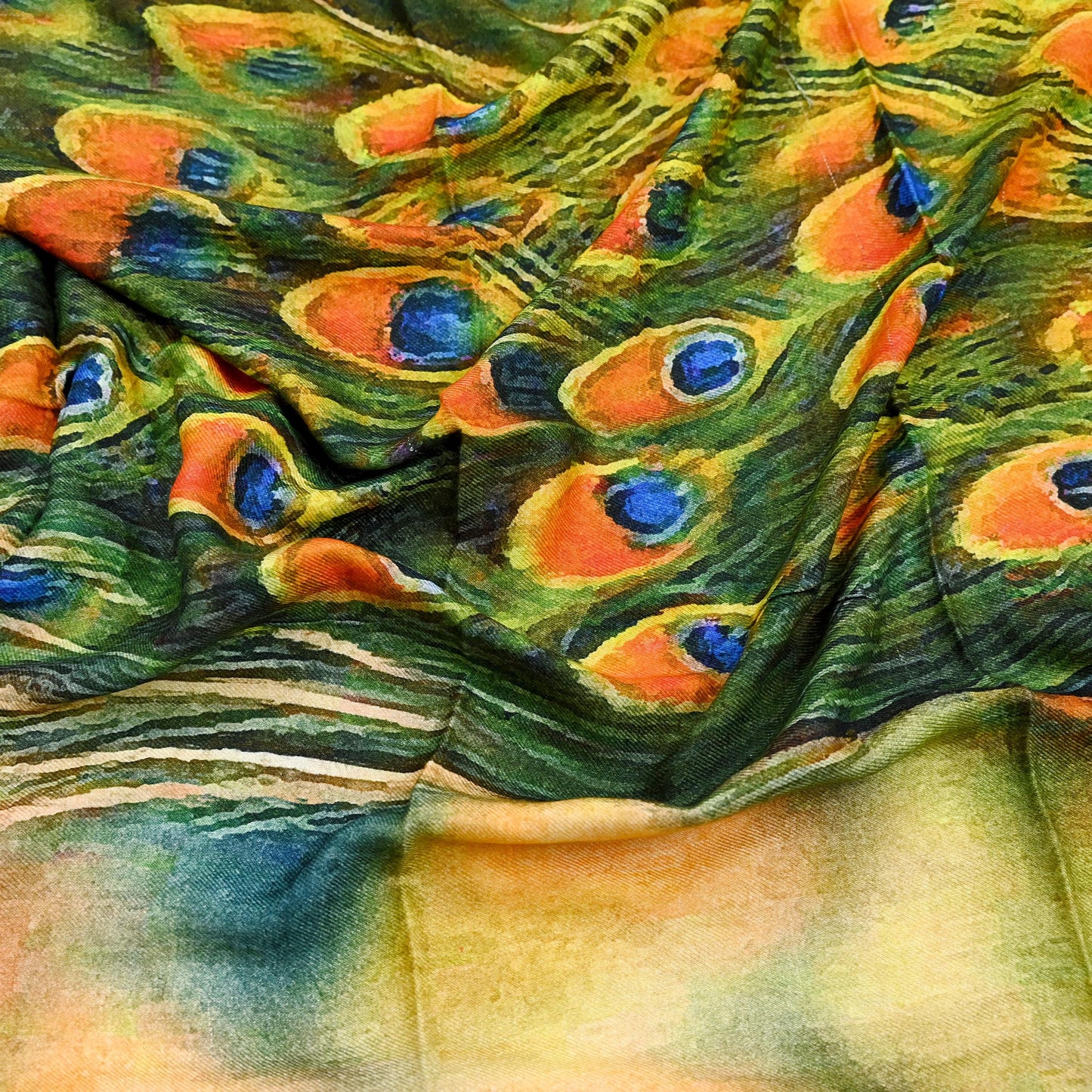 Vintage Long Stole Woolen Scarf Printed Dupatta Infinity Scarves Sarong Wrap Veil Woman Hijab Shawl Craft Fabric