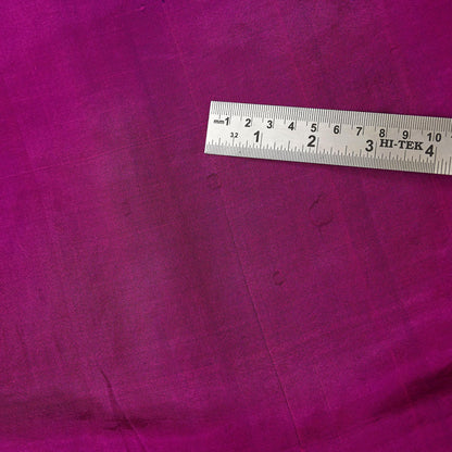 Indian Vintage Heavy Purple & Saffron Kanjivaram Saree 100% Pure Silk Sari Zari 5Yd Floral Crafting Dress making