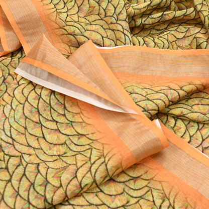 Indian Vintage Multi Saree Digital Printed Cotton Sari Craft Fabric 5Yd Sewing Sarong Wrap Boho Geometric/Abstract Dress making Quilting