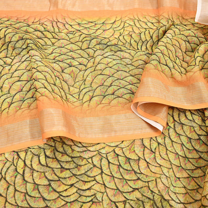 Indian Vintage Multi Saree Digital Printed Cotton Sari Craft Fabric 5Yd Sewing Sarong Wrap Boho Geometric/Abstract Dress making Quilting