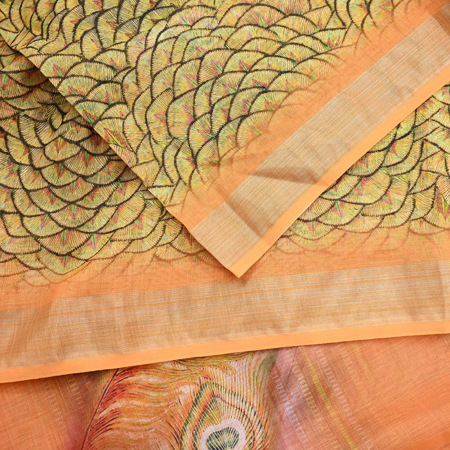 Indian Vintage Multi Saree Digital Printed Cotton Sari Craft Fabric 5Yd Sewing Sarong Wrap Boho Geometric/Abstract Dress making Quilting