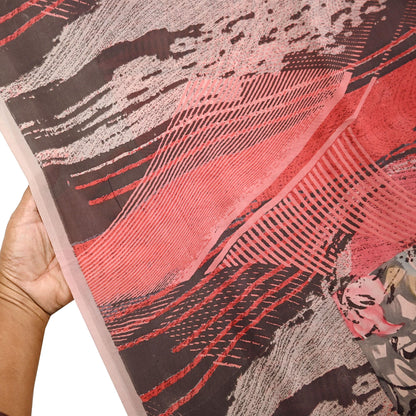 Indian Women Vintage Multi Sarees 100% Pure Georgette Silk Printed Sari Sewing 5yd Soft Craft Floral Design Wrap Boho Dress Making