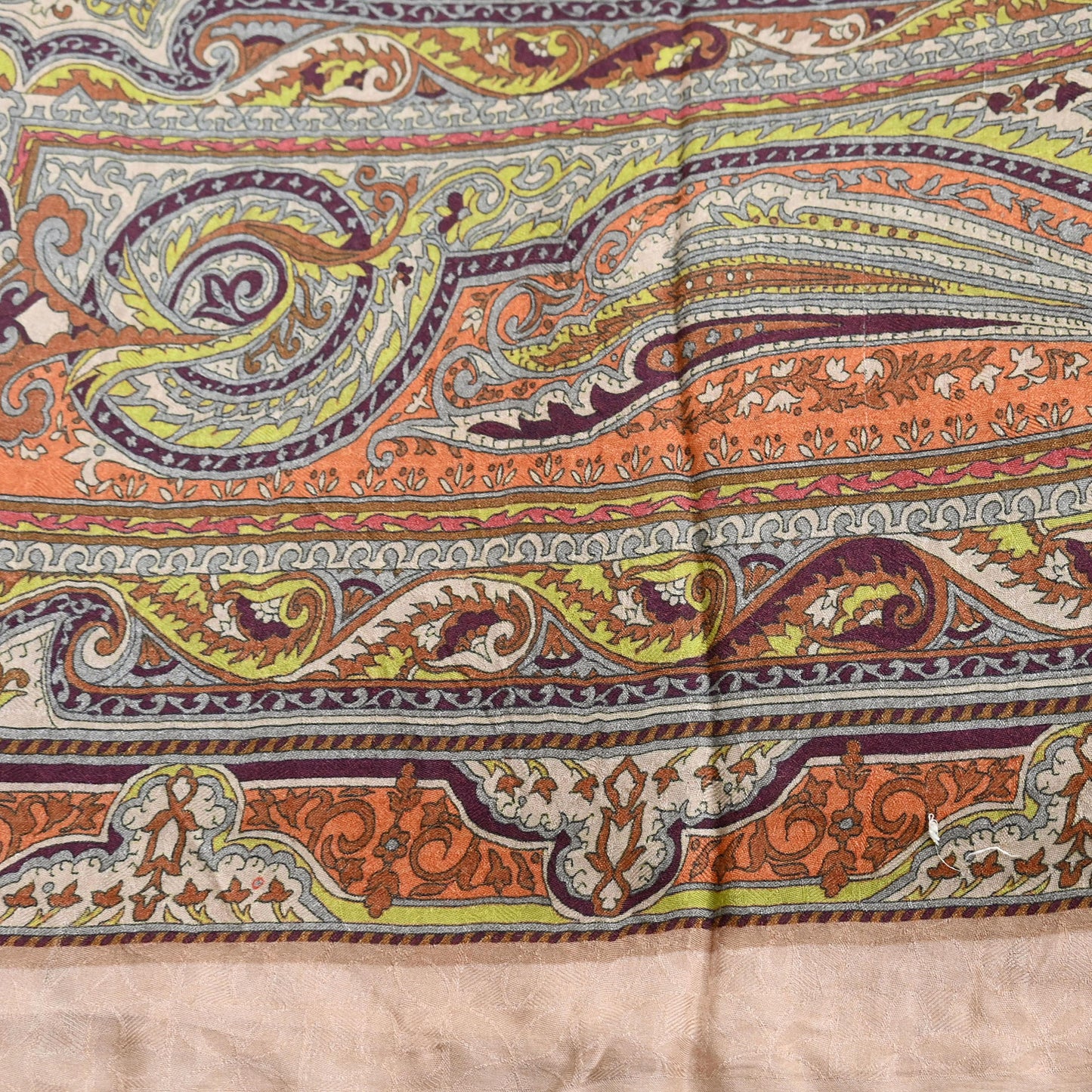 Vintage Multi Long Stole Pure Woolen Scarf Tie-Dye Printed Dupatta Infinity Scarves Sarong Wrap Veil Woman Hijab Shawl Craft