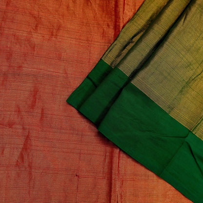 Indian Vintage Heavy Green & Maoon Woven Kanjivaram Saree 100% Pure Silk Sari Zari 5Yard Paisley Dress making Crafting Quilting Upcycle