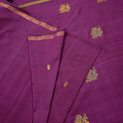 Indian Vintage Purple Sarees Hand Embroidered Sari 100% Pure Silk Craft Fabric 5yd Soft Zari Dress making wedding sarees
