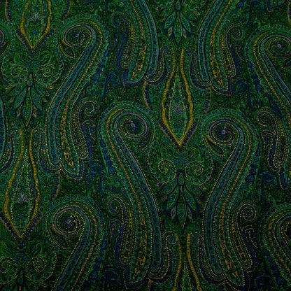 Women Vintage Sari Green Pure Chiffon Silk Printed Sarees Craft Fabric Sewing 5Yd Soft Dress Making Crafting Quilting Upcycle Used