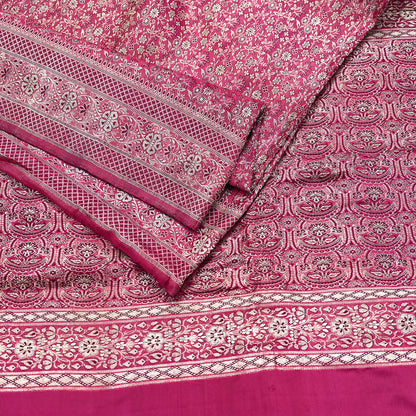 Indian Vintage Sari Wine Heavy Wedding Pure Satin Silk Woven Banarasi Tanchoi Saree 5Yd Ethnic Craft Fabric Upcycle Bridal Heavy Sarees