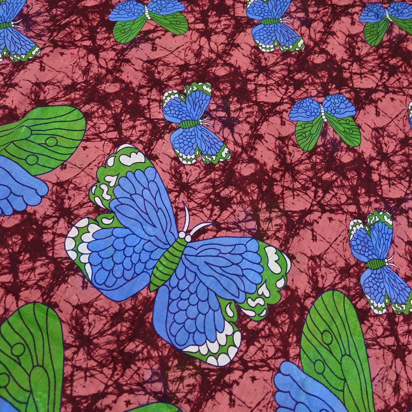 Indian Vintage Sari Maroon & Brown Printed Sarees Pure Cotton Craft Fabric Soft 5Yd Sewing Sarong Wrap Boho Floral Dress making Quilting