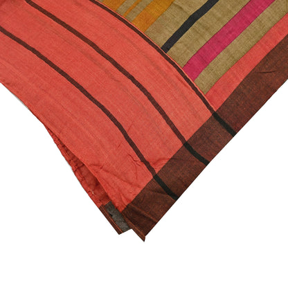 Indian Vintage Multi Long Stole Pure Woolen Scarf Printed Dupatta Infinity Scarves Sarong Wrap Veil Woman Hijab Shawl Craft Fabric Fringes