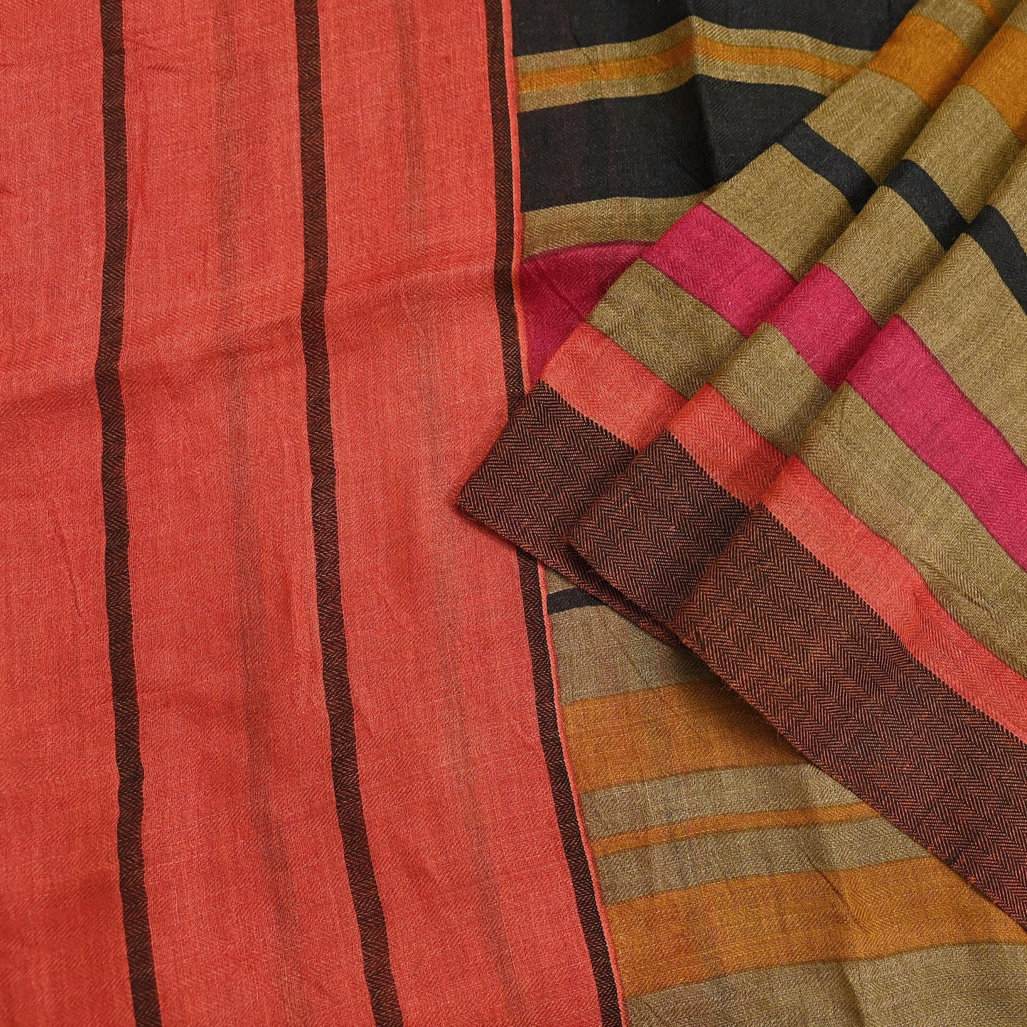 Indian Vintage Multi Long Stole Pure Woolen Scarf Printed Dupatta Infinity Scarves Sarong Wrap Veil Woman Hijab Shawl Craft Fabric Fringes