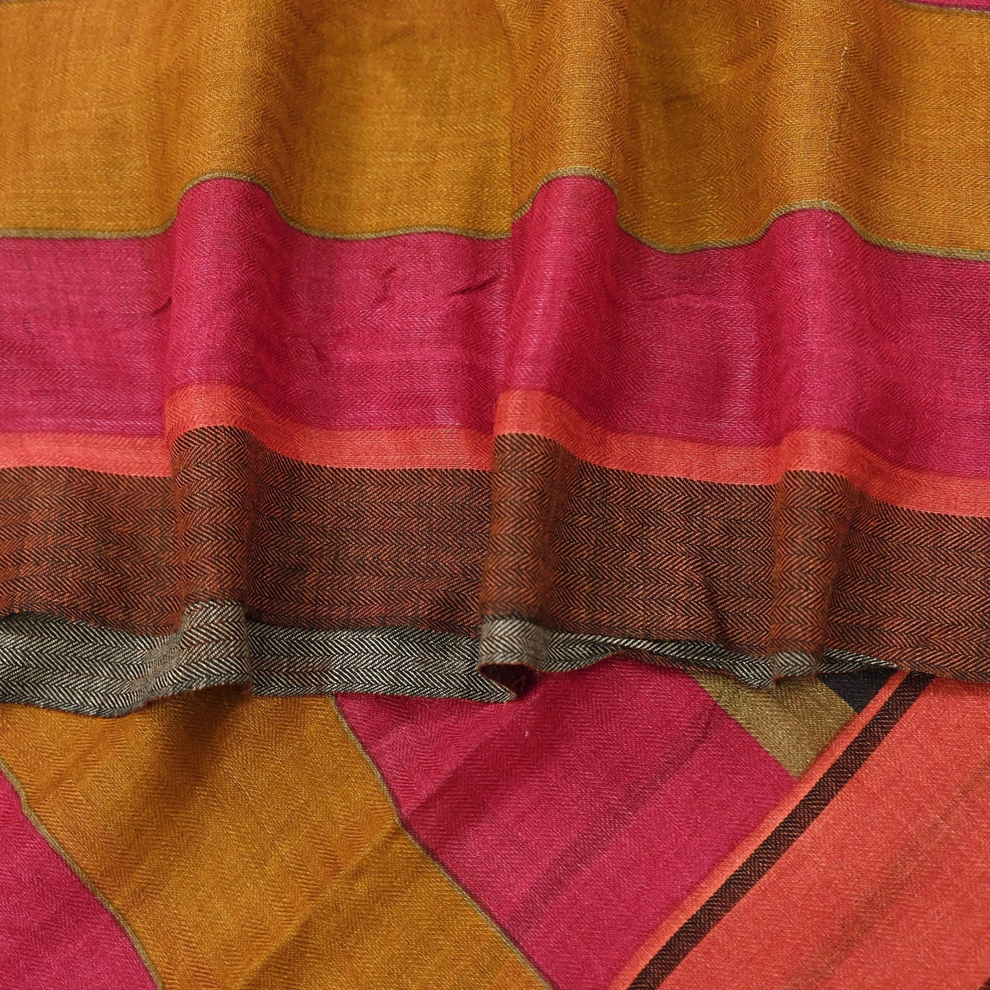 Indian Vintage Multi Long Stole Pure Woolen Scarf Printed Dupatta Infinity Scarves Sarong Wrap Veil Woman Hijab Shawl Craft Fabric Fringes