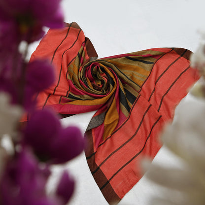 Indian Vintage Multi Long Stole Pure Woolen Scarf Printed Dupatta Infinity Scarves Sarong Wrap Veil Woman Hijab Shawl Craft Fabric Fringes