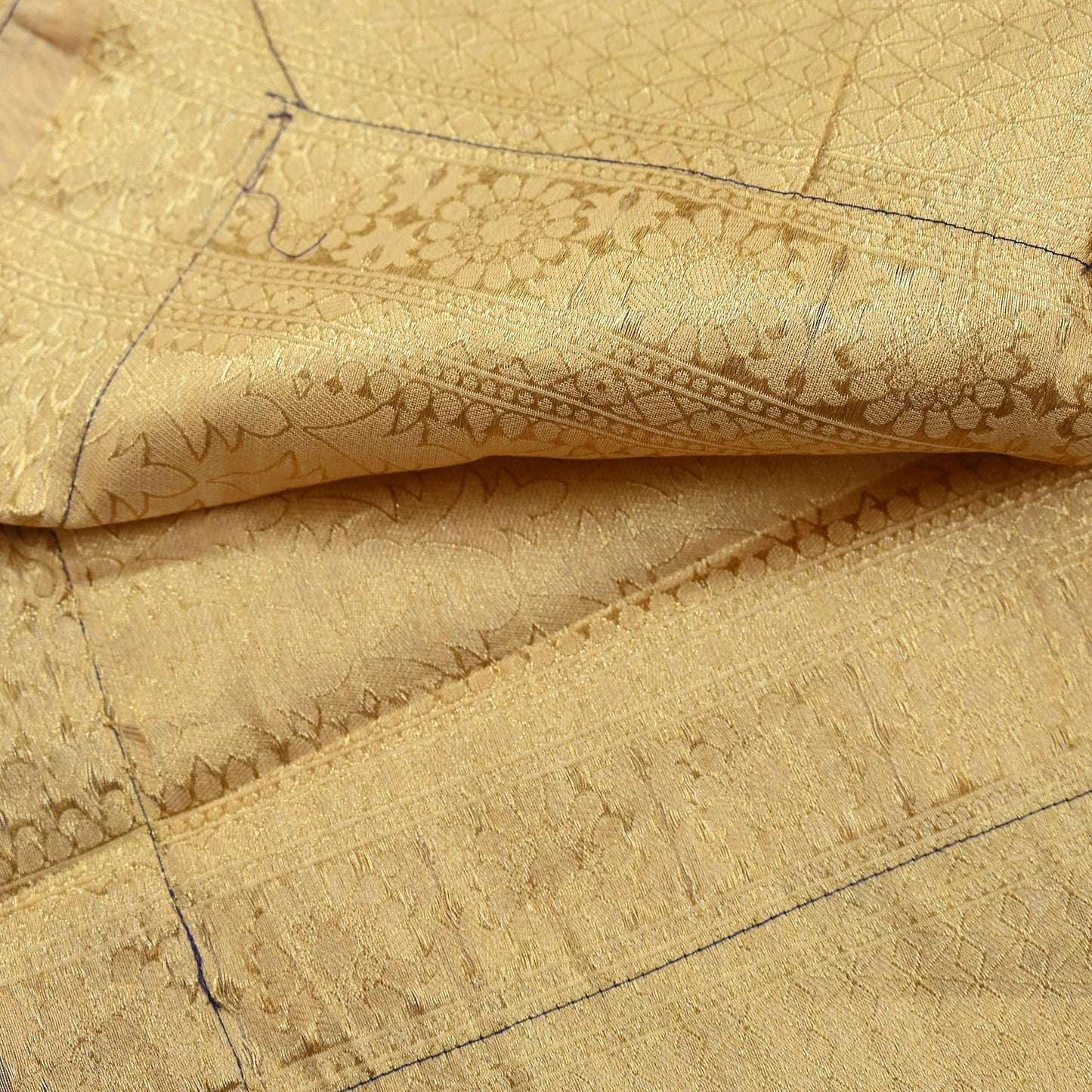 Indian Vintage Heavy Golden Beige Dupatta Pure Silk Long Stole Hand Woven Banarasi Veil Scarves Zari Stole Ethnic Wear Bridal Hijab