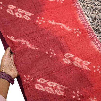 Indian Vintage Multi Saree Pure Khadi Silk Handloom Printed Sari Fabric 5yd Ethnic Wear Sari Floral Designs Dress making Crafting