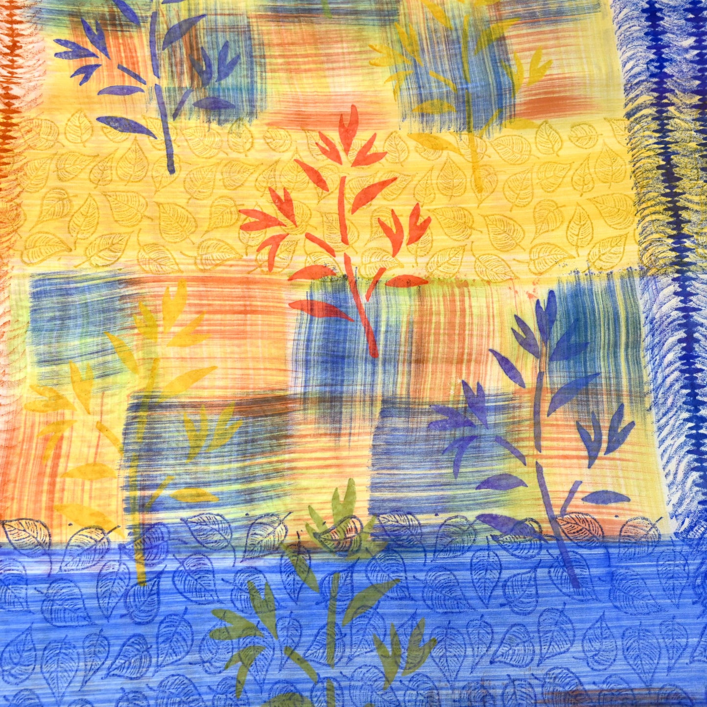 Indian Women Vintage Multi Sarees 100% Pure Georgette Silk Printed Sari Sewing 6yd Soft Craft Floral Design Wrap Boho Dress Making