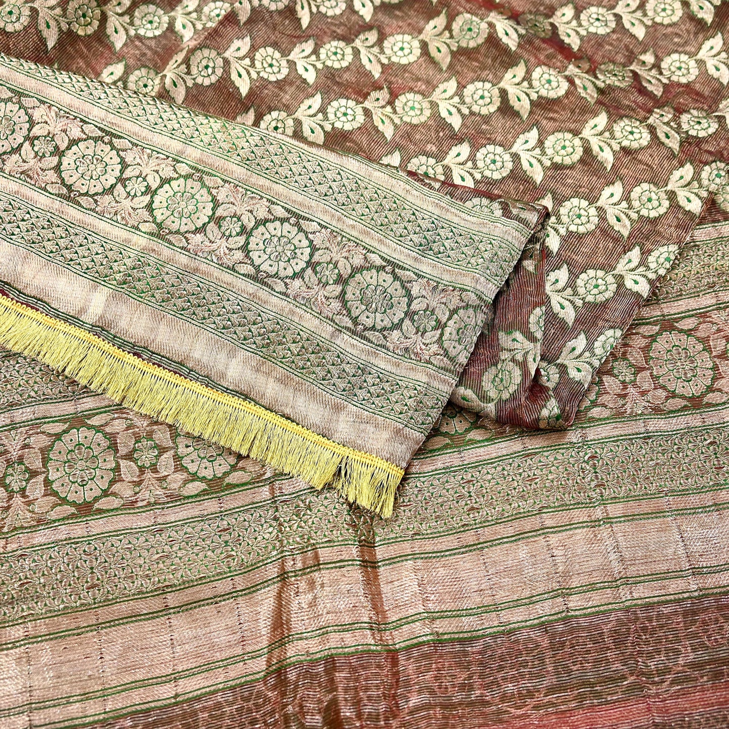 Indian Vintage Heavy Wedding Maroon Dupatta Pure Organza Silk Stole Hand woven Banarasi Scarves Zari Bridal Veil Wrap Hijab