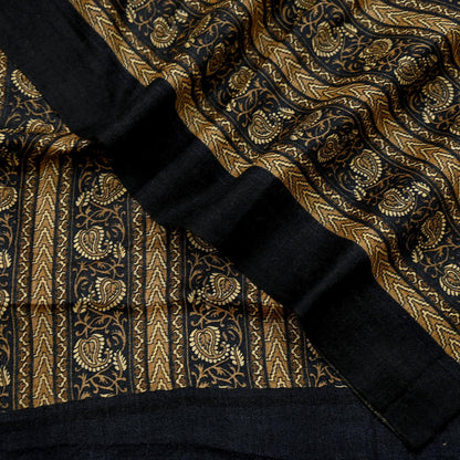 Vintage Long Stole Pure Woolen Scarf Printed Dupatta Infinity Scarves Sarong Wrap Veil Woman Hijab Shawl Craft Fabric