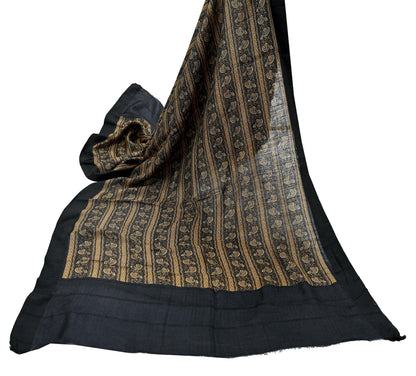 Vintage Long Stole Pure Woolen Scarf Printed Dupatta Infinity Scarves Sarong Wrap Veil Woman Hijab Shawl Craft Fabric