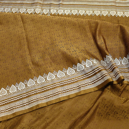 Indian Vintage Sari Green Heavy Pure Satin Silk Woven Banarasi Tanchoi Saree 5Yd Ethnic Craft Fabric Upcycle Bridal Heavy Sarees