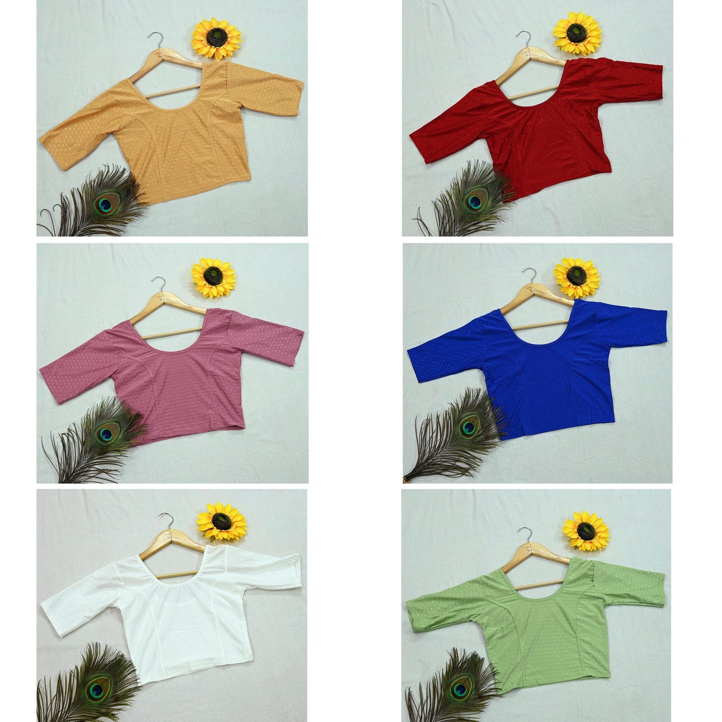 Indian New Rayon Woven Stretchable Blouse / Crop Top / Party Wear Bollywood Blouse