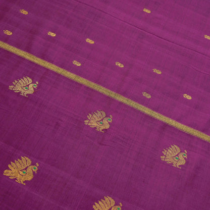 Indian Vintage Purple Sarees Hand Embroidered Sari 100% Pure Silk Craft Fabric 5yd Soft Zari Dress making wedding sarees