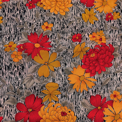 Indian Vintage Sari Multi Pure Crepe Silk Printed Saree 5yard Sewing Ethnic Wrap Craft Fabric Dressmaking Crafting Upcycle Quilting