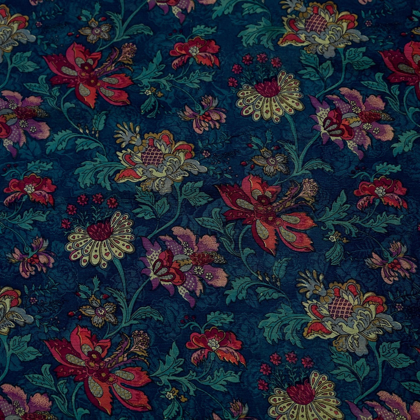 Women Vintage Sari Green Pure Chiffon Silk Printed Sarees Craft Fabric Sewing 5Yd Soft Dress Making Crafting Quilting Upcycle Used