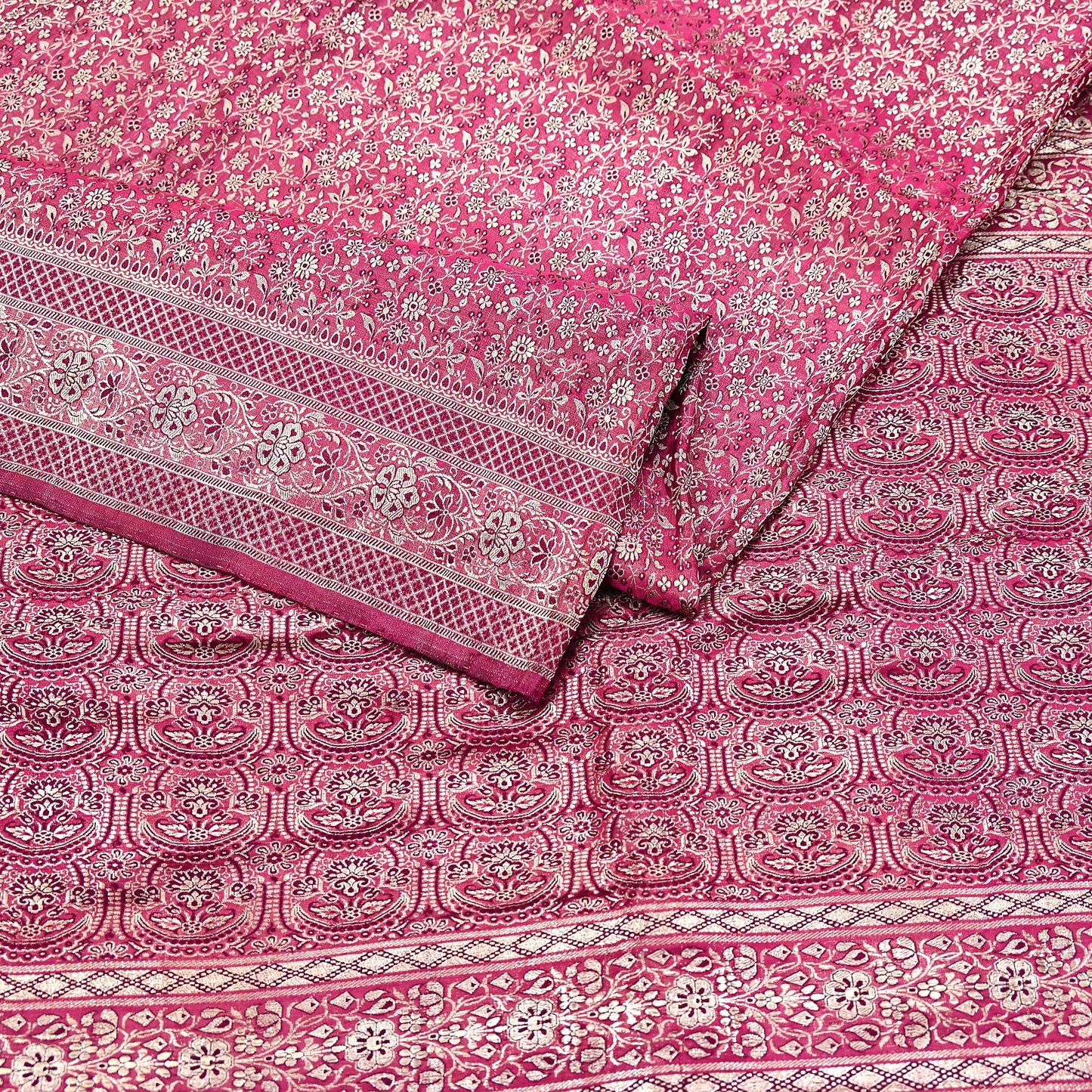 Indian Vintage Sari Wine Heavy Wedding Pure Satin Silk Woven Banarasi Tanchoi Saree 5Yd Ethnic Craft Fabric Upcycle Bridal Heavy Sarees