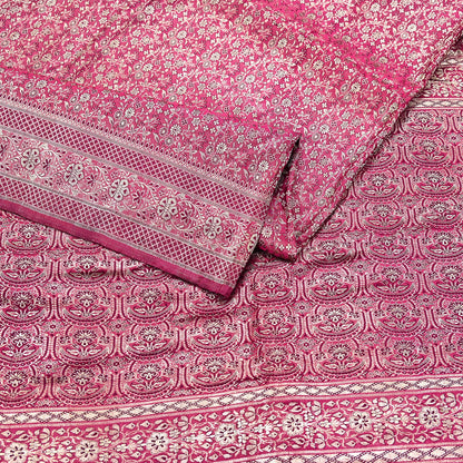 Indian Vintage Sari Wine Heavy Wedding Pure Satin Silk Woven Banarasi Tanchoi Saree 5Yd Ethnic Craft Fabric Upcycle Bridal Heavy Sarees