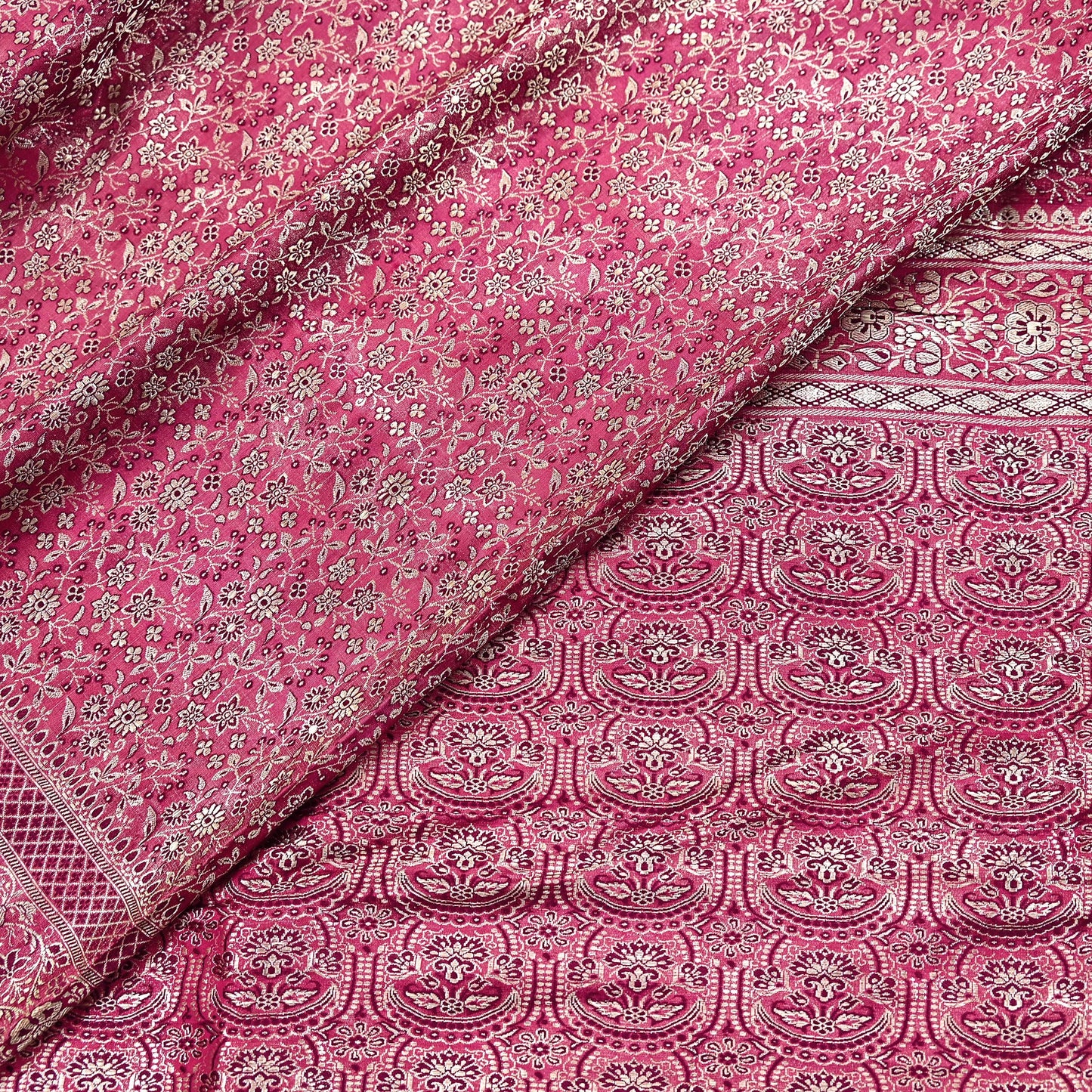 Indian Vintage Sari Wine Heavy Wedding Pure Satin Silk Woven Banarasi Tanchoi Saree 5Yd Ethnic Craft Fabric Upcycle Bridal Heavy Sarees