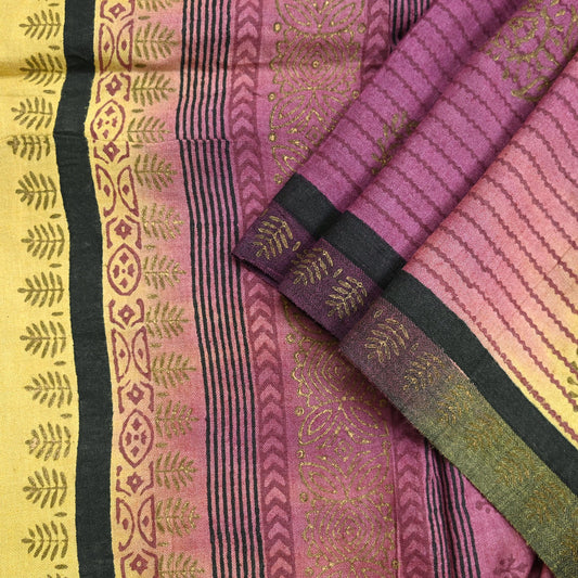 Vintage Indian Maroon & yellow Long Stole Woolen Scarf Dupatta Infinity Scarves Painted Sarong Wrap Craft Fabric Veil Woman Hijab Shawl