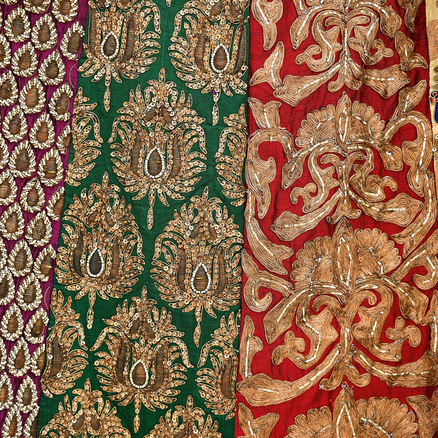 Indian Sabyasachi Bridal Lehenga Set Golden Multi Hand Embroidered Peacock Design Zardozi Dupatta Preowned Wedding Outfit
