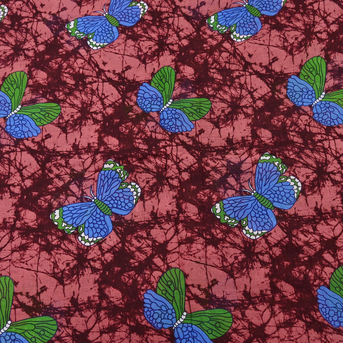 Indian Vintage Sari Maroon & Brown Printed Sarees Pure Cotton Craft Fabric Soft 5Yd Sewing Sarong Wrap Boho Floral Dress making Quilting