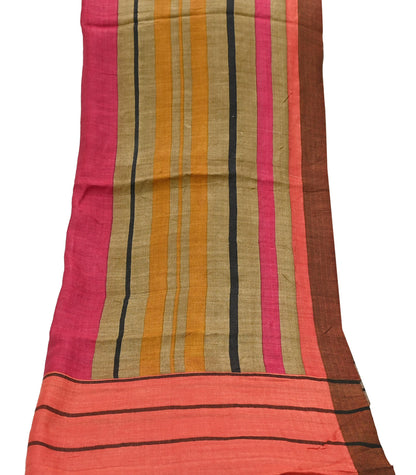 Indian Vintage Multi Long Stole Pure Woolen Scarf Printed Dupatta Infinity Scarves Sarong Wrap Veil Woman Hijab Shawl Craft Fabric Fringes