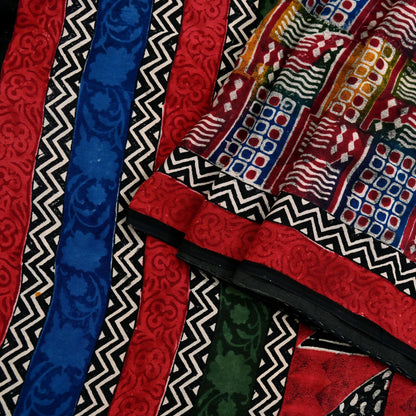 Indian Vintage Sari Multi Pure Crepe Silk Printed Saree 5yard Sewing Ethnic Wrap Craft Fabric Dressmaking Crafting Upcycle Quilting