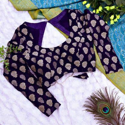 Indian New White Pure Georgette Silk Hand Woven Padded Blouse/Top/Crop Party wear Bollywood One Of a Kind Blouse